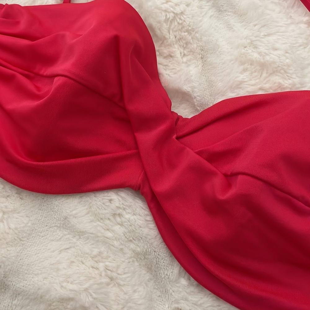 VICTORIA’S SECRET PINKI/RED Bikini Top - Picture 2 of 5